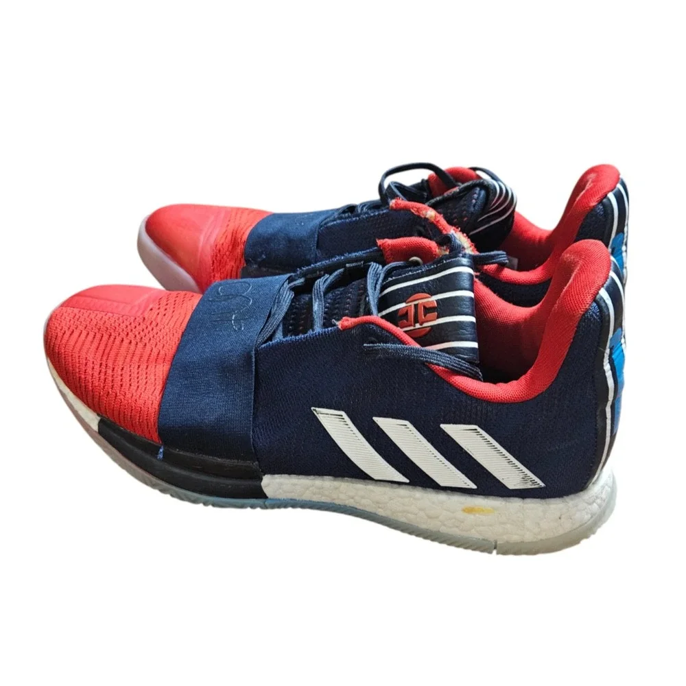 Adidas Harden Vol.‎ 3 Legend Ink Power Red Navy Mens 12 Rockets 90s Jersey